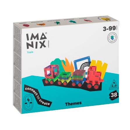 Braintoys Imanix Comboio c/ Vagões 38pç