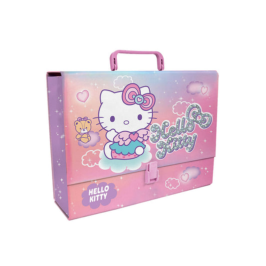 Mala Porta Documentos - Hello Kitty Sparkle