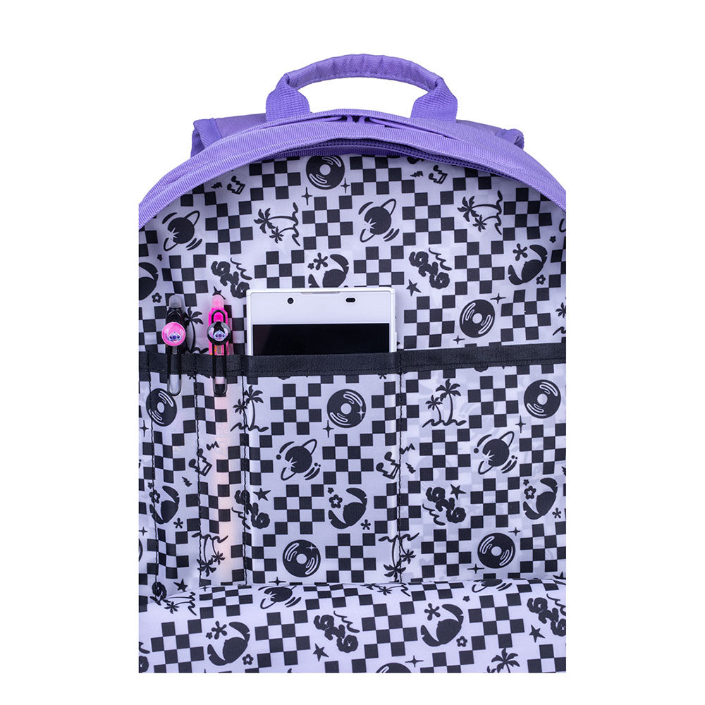 Mochila Escolar Scout - Stitch Purple