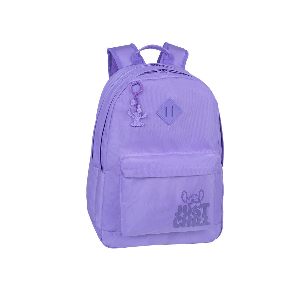 Mochila Escolar Scout - Stitch Purple