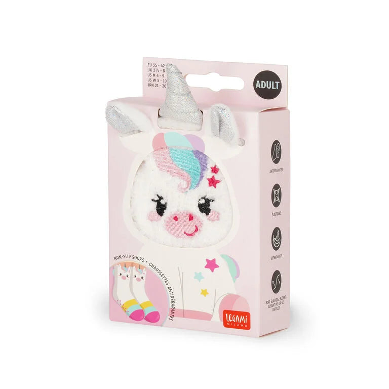 Meias Antiderrapantes - Unicornio