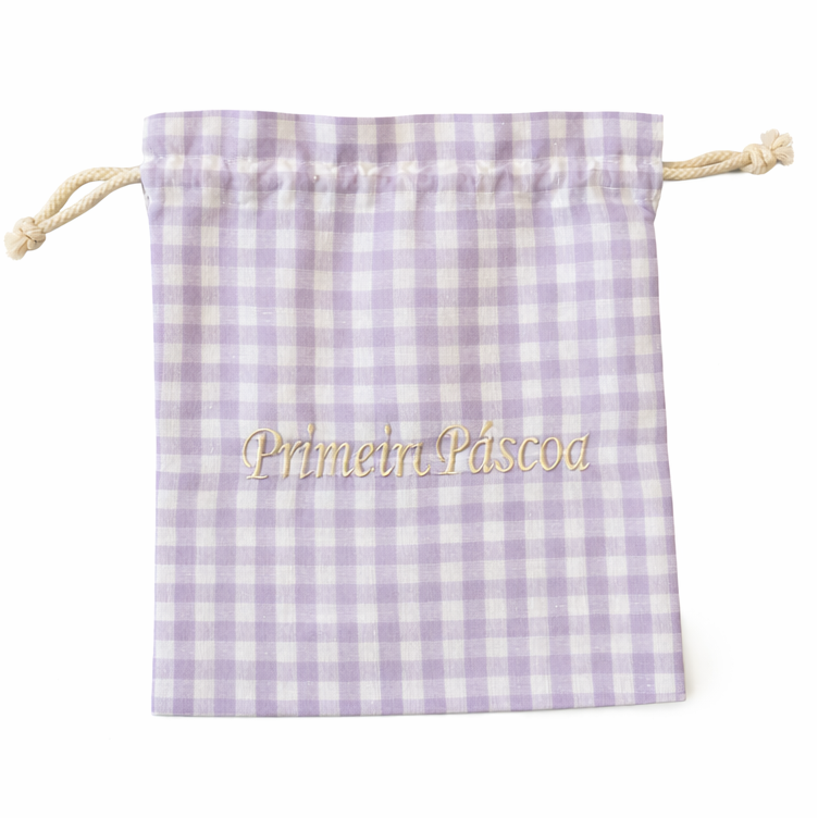 Saco de Tecido - Primeira Páscoa