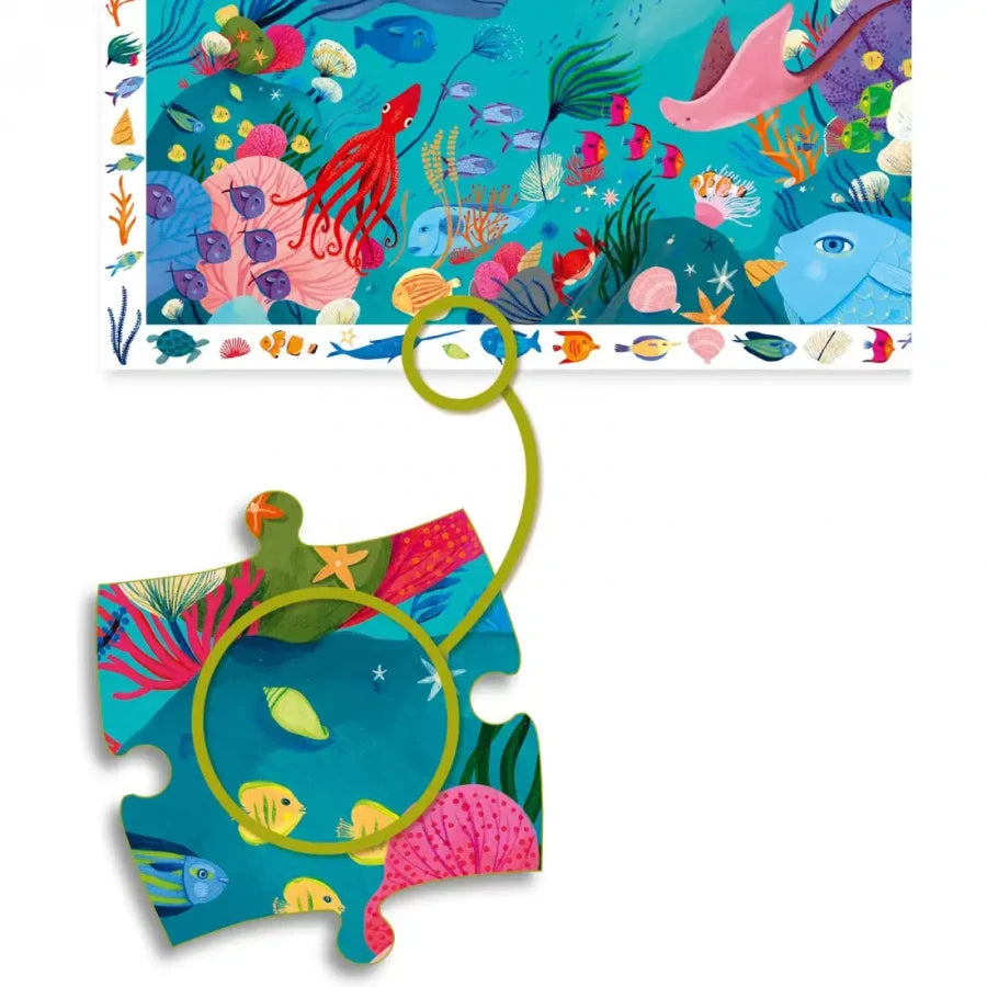 Puzzle de Observação - Aquático
