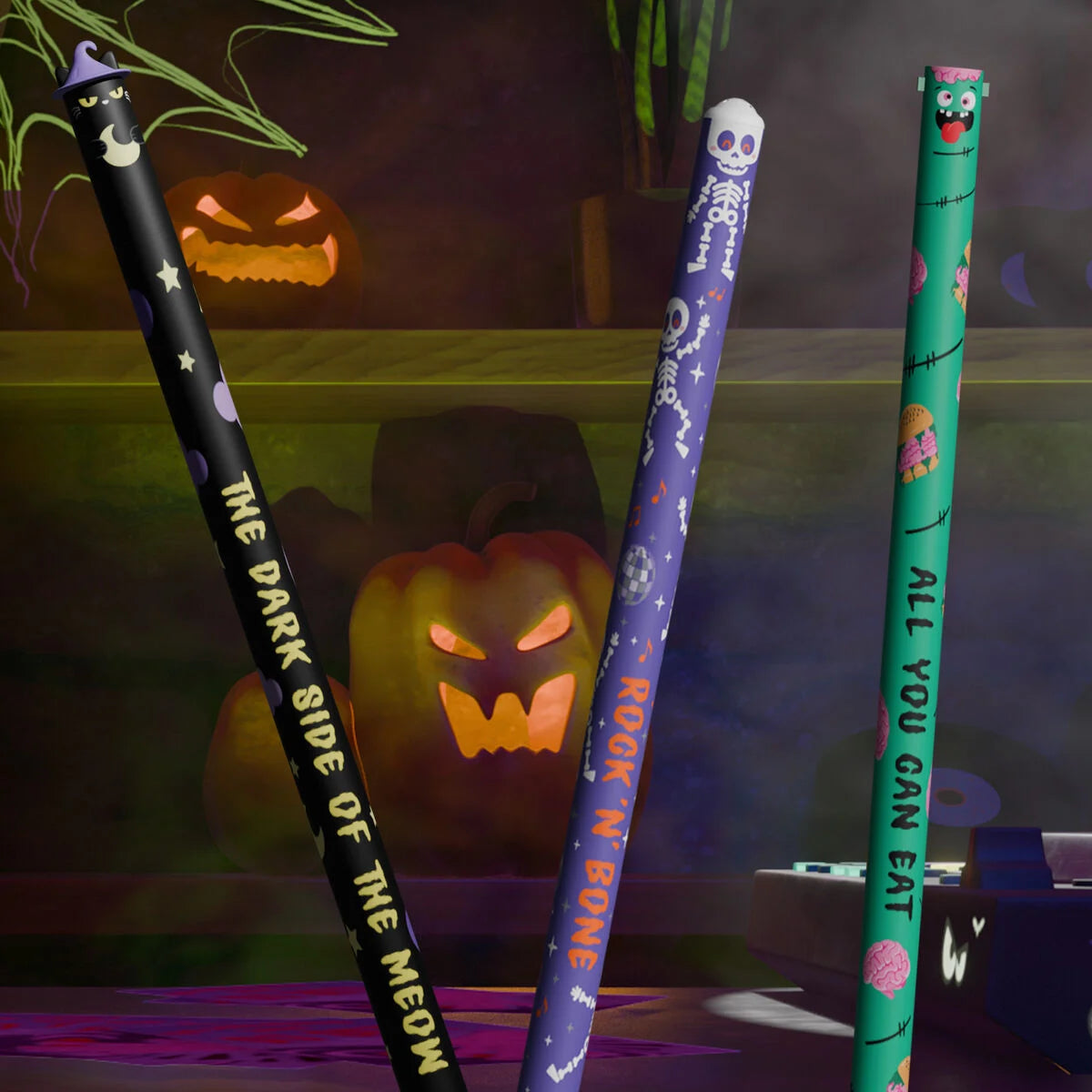 Conjunto de 3 Canetas de Gel apagáveis - The Boo Crew