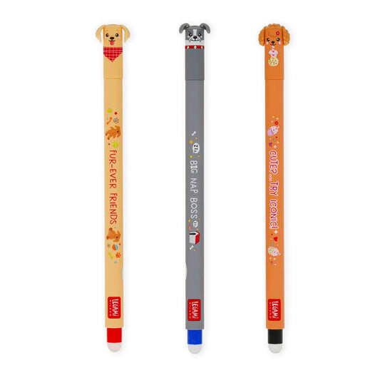 Conjunto de 3 Canetas Apagáveis - Fur-ever Friends