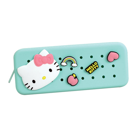 Estojo - HELLO KITTY - Silicone Pencil Case with pins