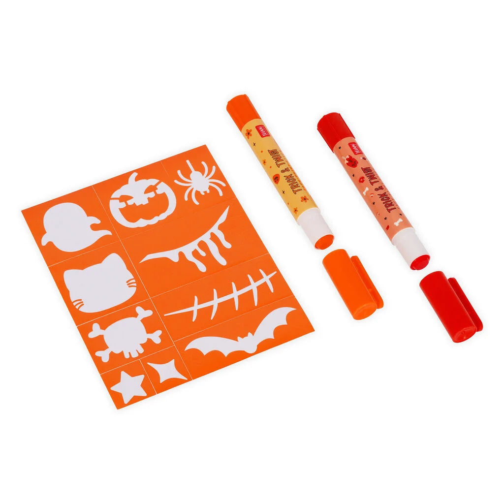 Conjunto de 6 lapis de pintura facial - Truques e Travessuras