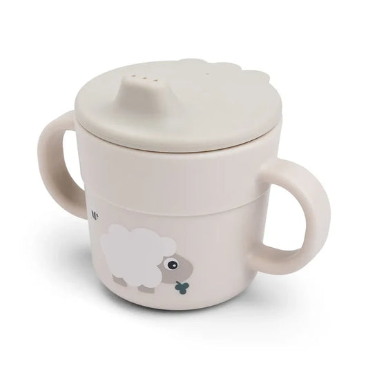 Copo com bico Foodie Tiny farm Sand