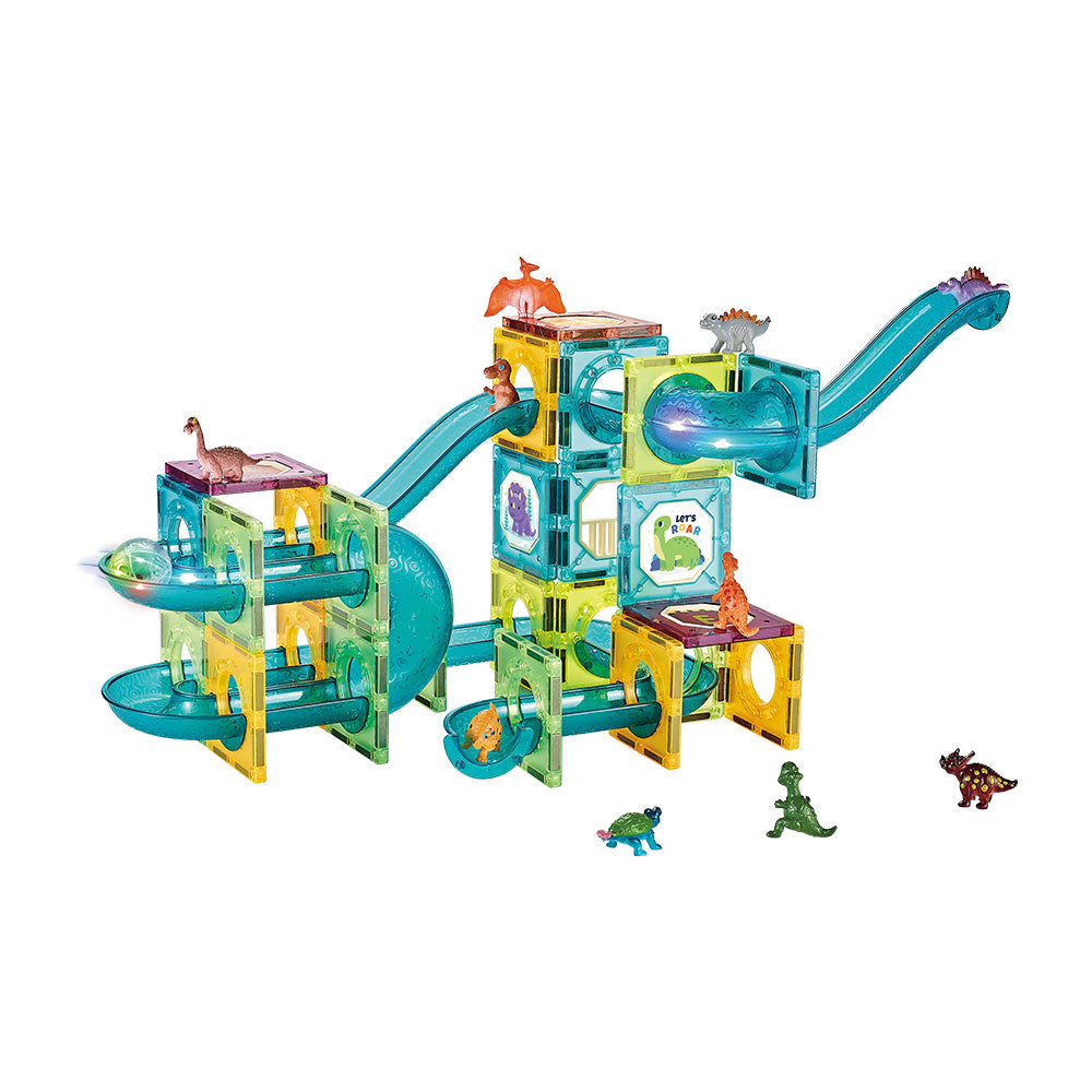 Magnetic jogo magnetico Luminous Dino  Game 73 Pcs
