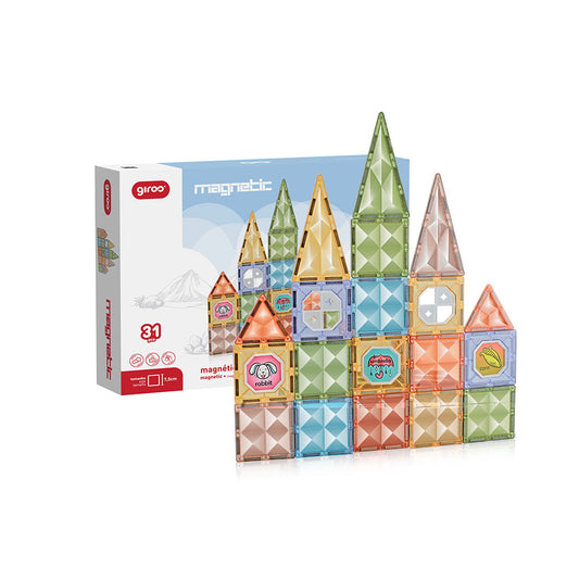 Magnetic jogo magnetico Diamond Shapes Game 31 pcs