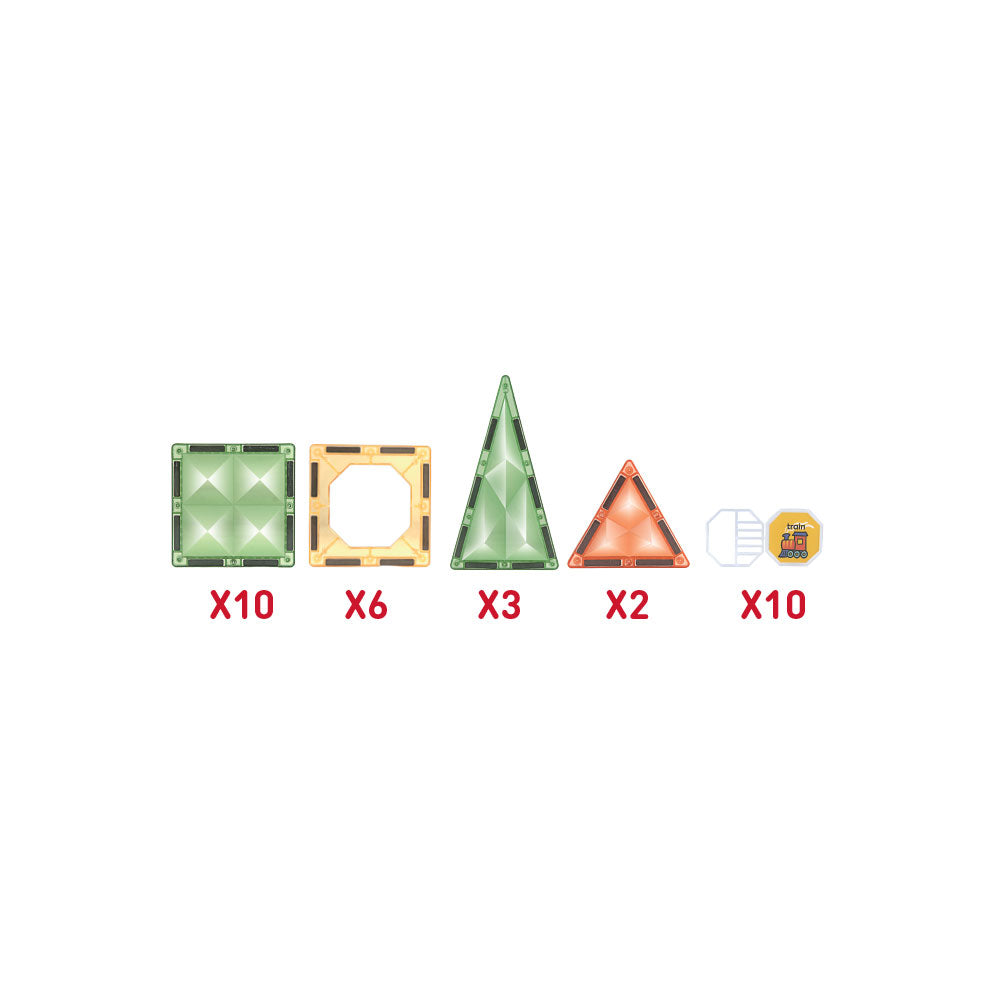 Magnetic jogo magnetico Diamond Shapes Game 31 pcs