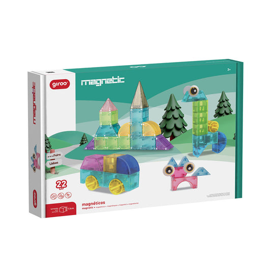 Magnetic Jogo Magnético 22 Pçs Transparente