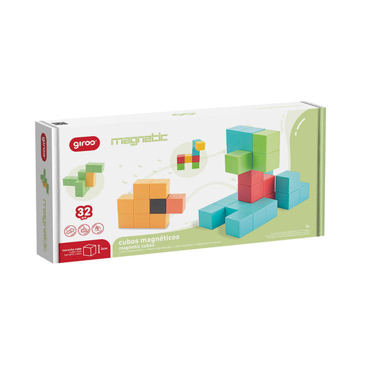 Magnetic Jogo Magnético 32 Cubos