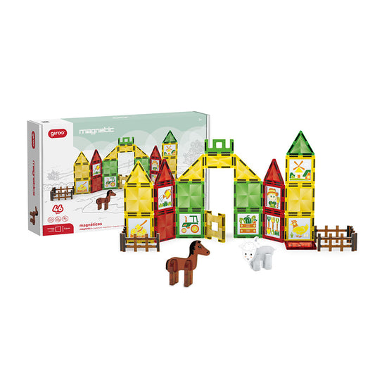 Magnetic Jogo Magnético A Quinta 46 pcs c/ 6 Marcadores