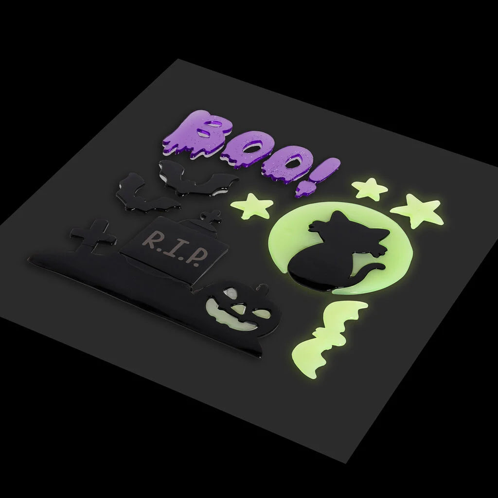 Conjunto de autocolantes para janelas 13pçs - Boo!