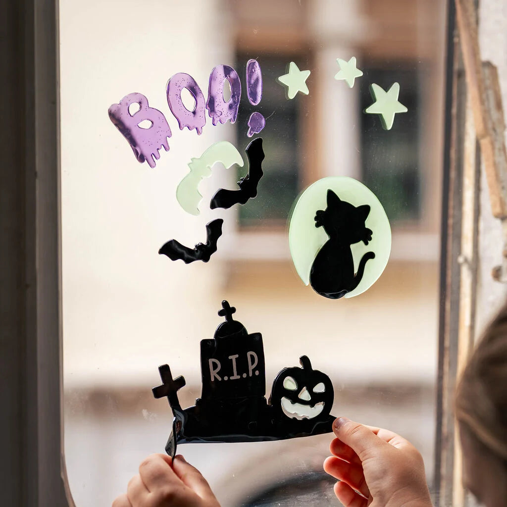 Conjunto de autocolantes para janelas 13pçs - Boo!