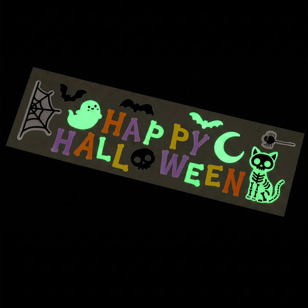 Conjunto de autocolantes para janelas - Happy Halloween