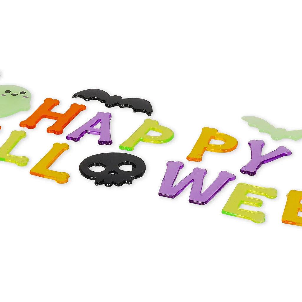 Conjunto de autocolantes para janelas - Happy Halloween