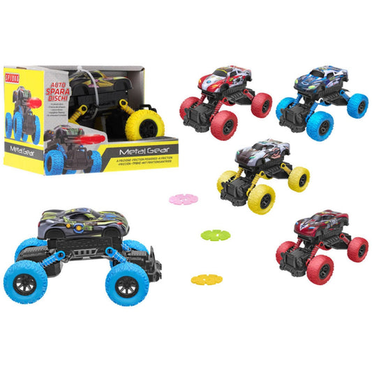 Carro com lançador de discos