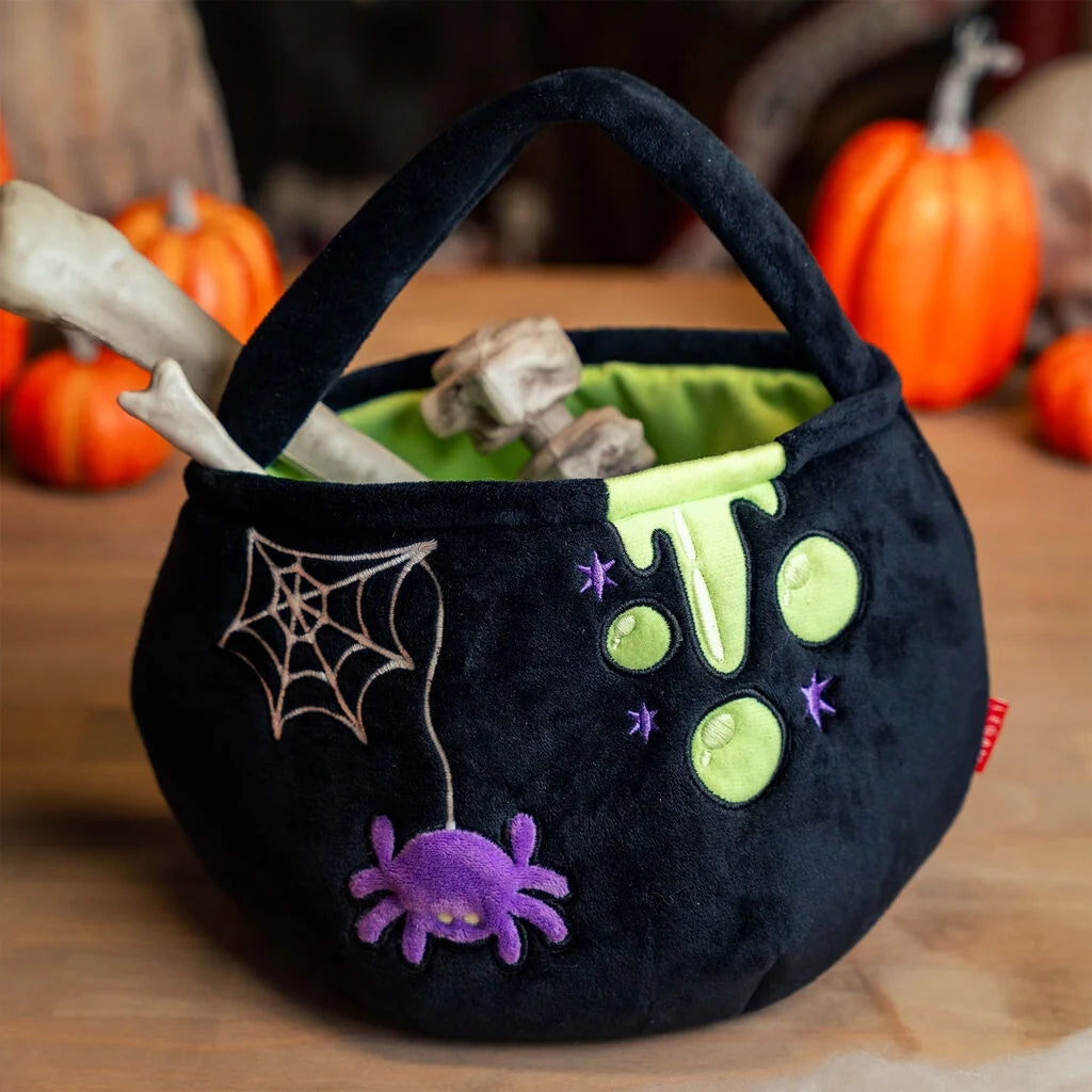 Caldeirão de Halloween "Saco de Doces ou Travessuras"