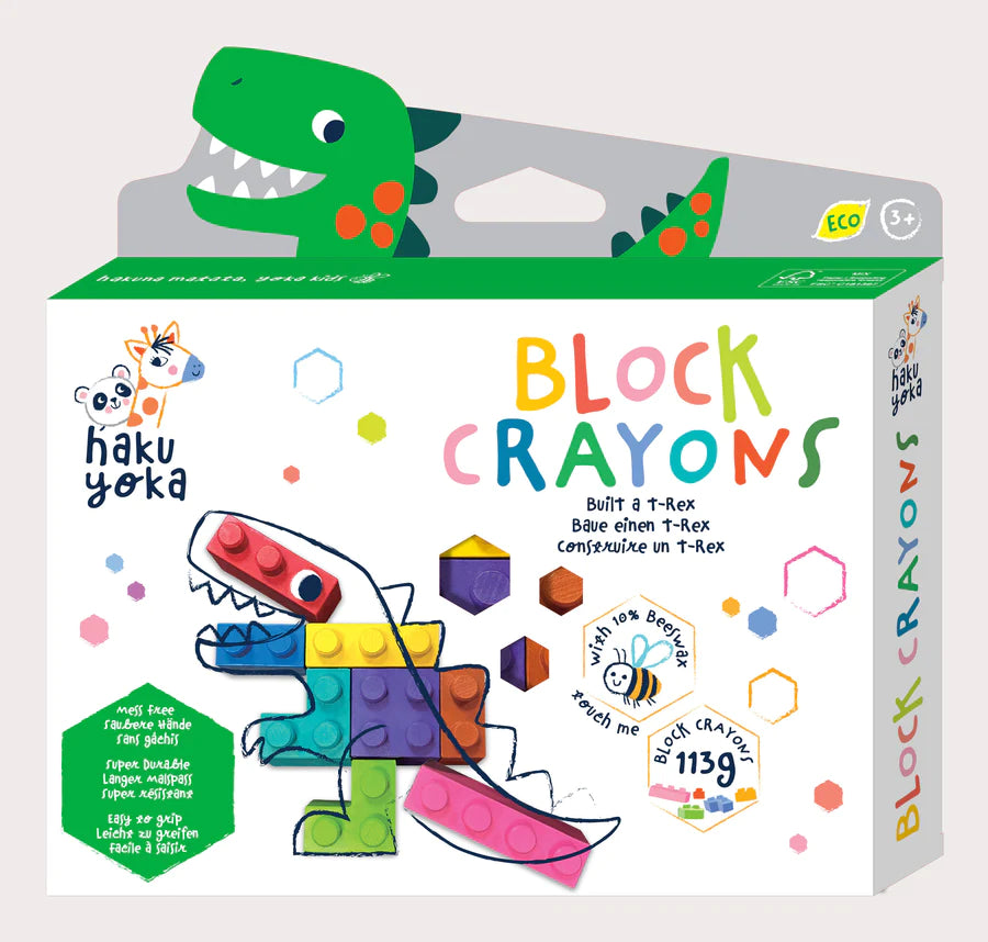 Bloque de crayones - T-rex