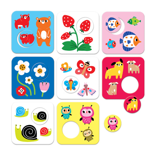 High contrast match the batch puzzles 15m+