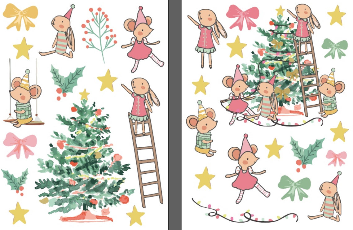 Wallstickers de Natal Little Cloud