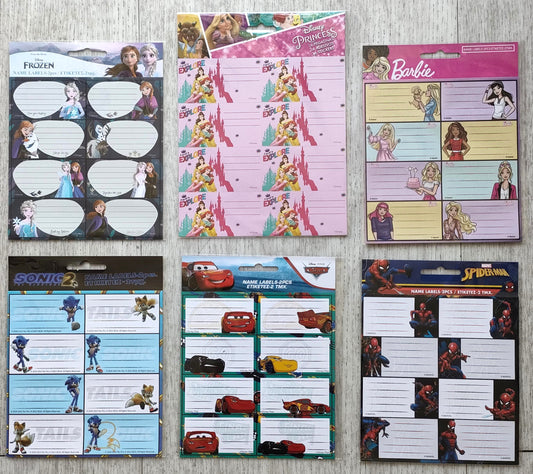 Etiquetas de identificación