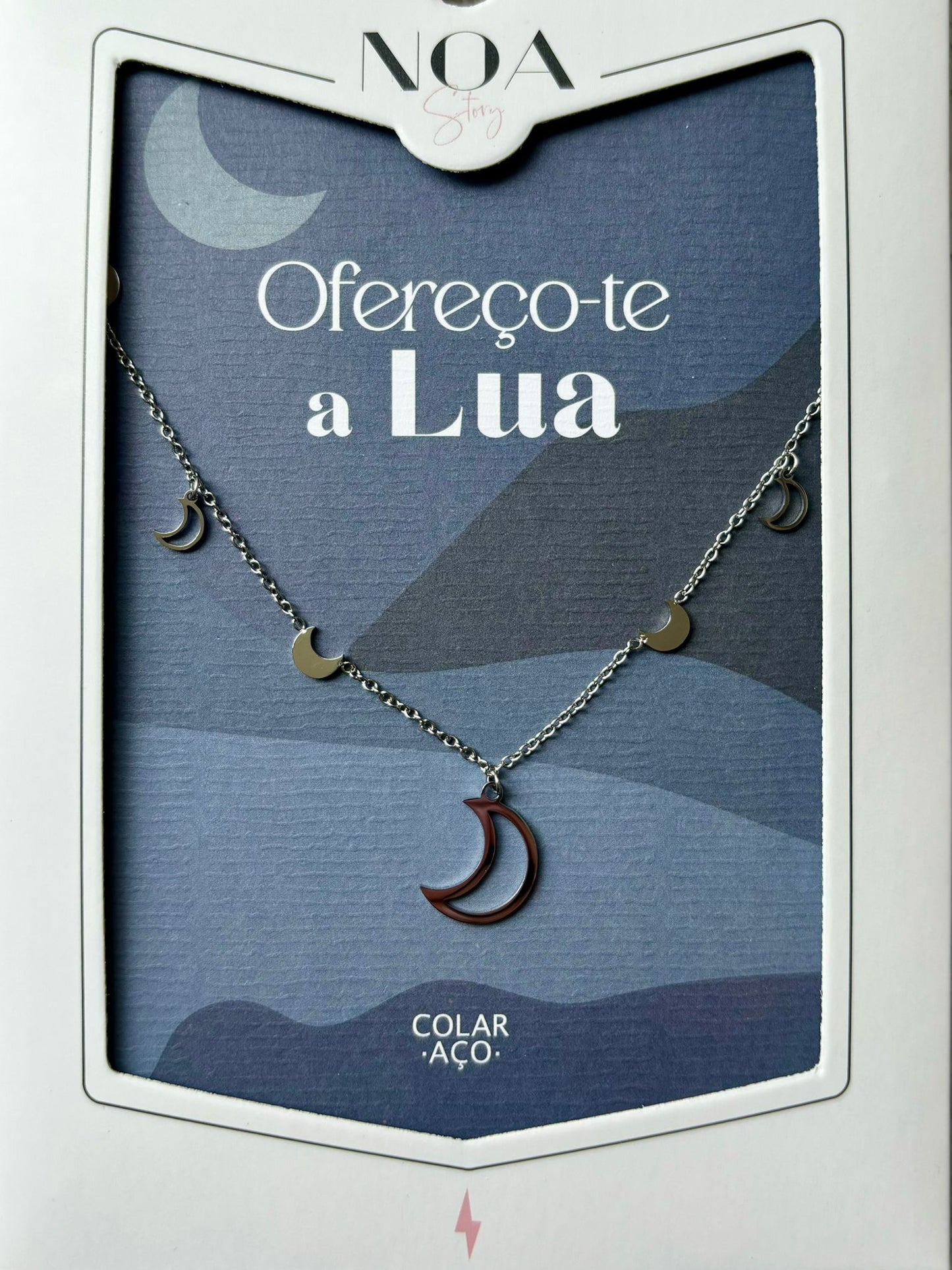 Collar Acero Plata - Te ofrezco la Luna