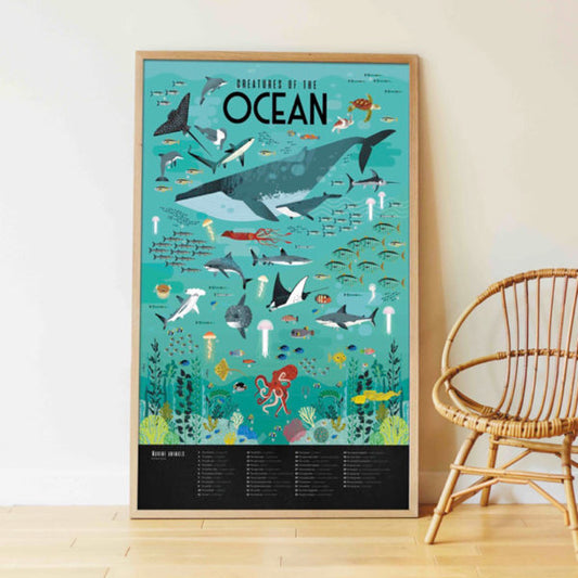 Poppik poster + autocolantes - Oceano