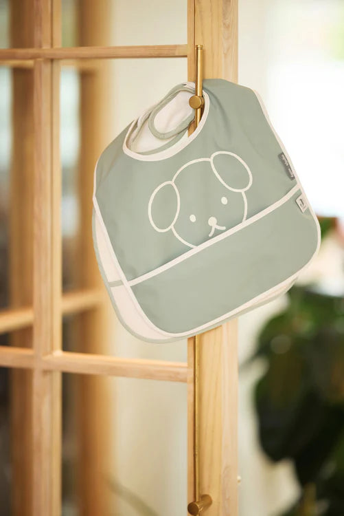 Babete Impermeável Miffy Peekaboo - Verde Mar