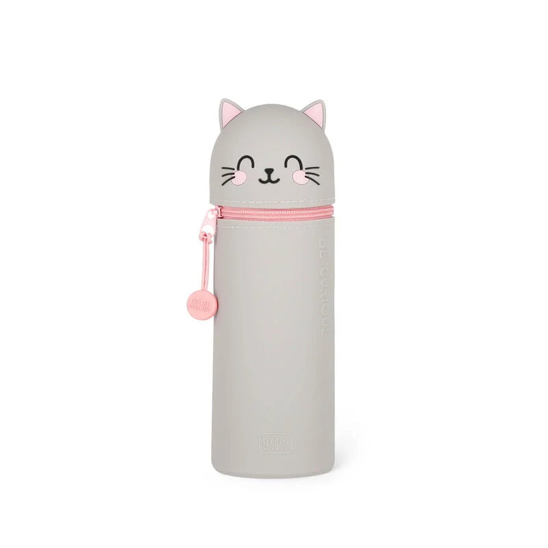 Estojo de lápis de silicone kawaii - Kitty