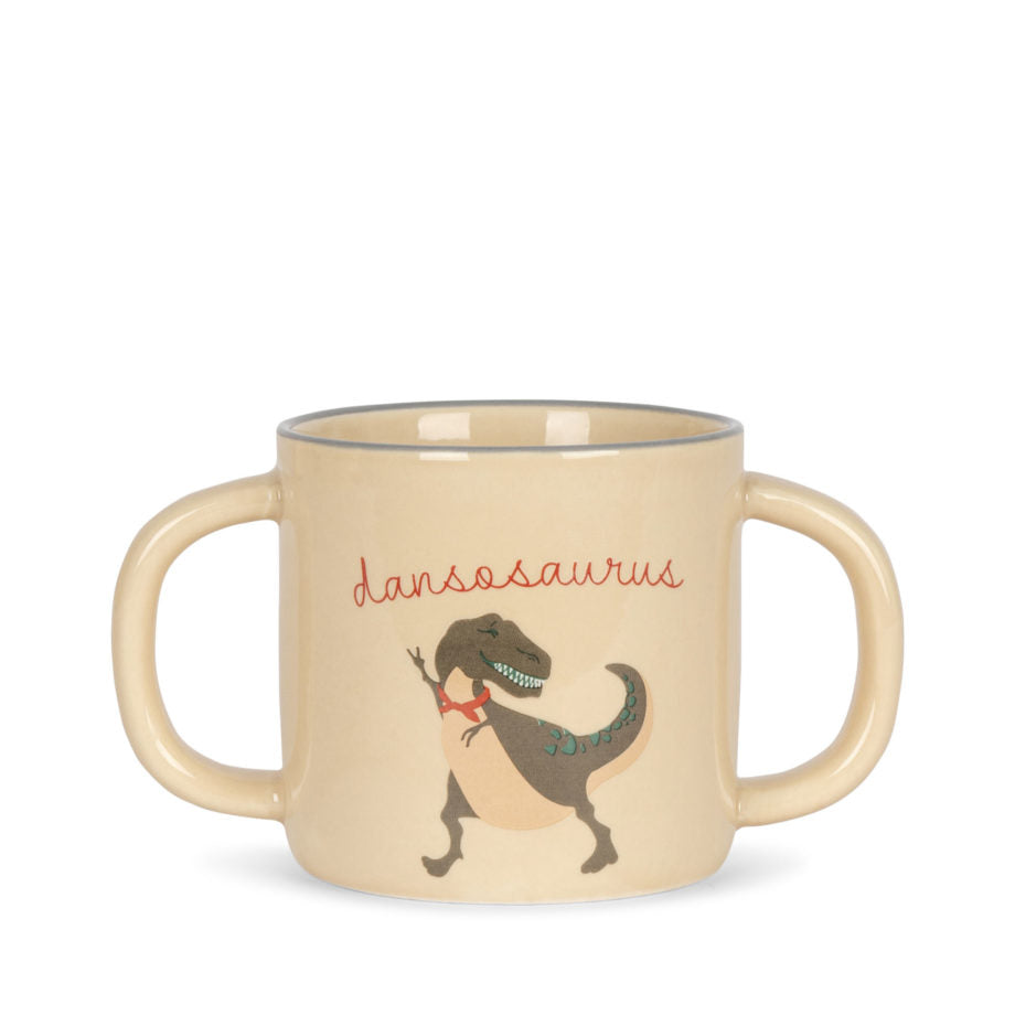 Copo e tigela de cerâmica - Dansosaurus