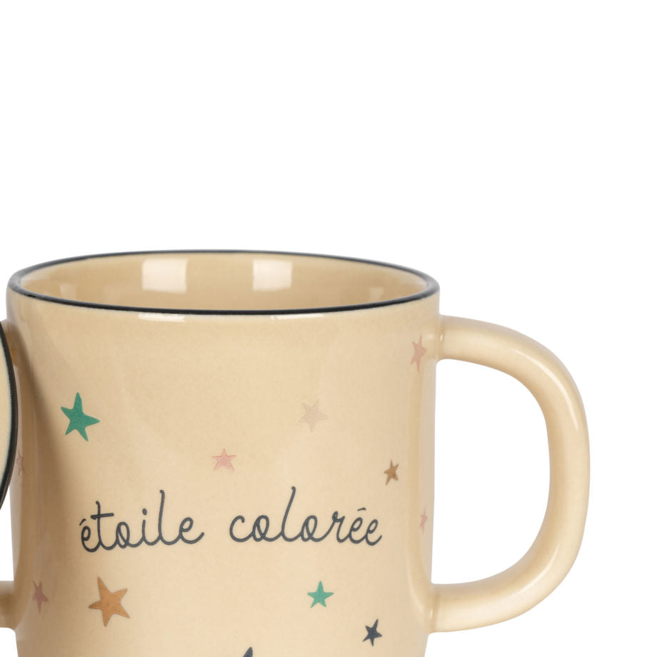 Copo e tigela de cerâmica - Étoile Coloré