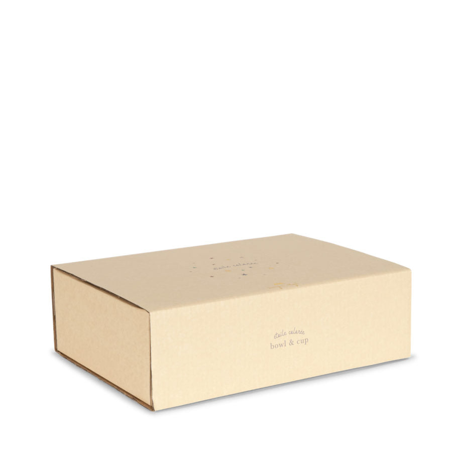 Copo e tigela de cerâmica - Étoile Coloré