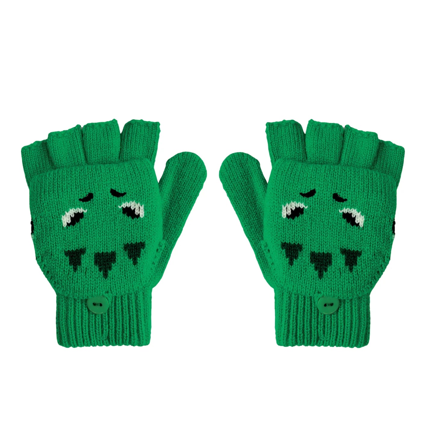 Luvas de malha 7/10 Anos - T-Rex