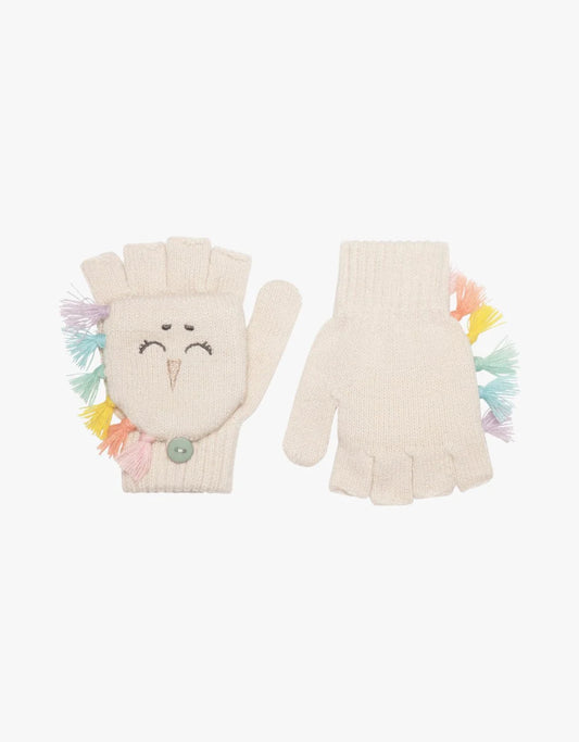 Luvas de malha 3/6 anos - Unicórnio