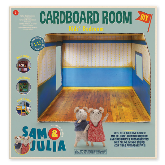 Assoalhada em cartão -  Quarto infantil - Sam & Julia