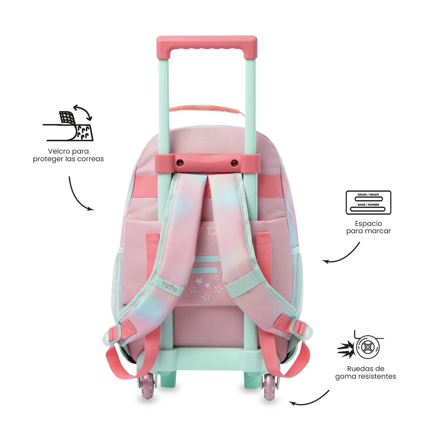 Trolley Escolar -  Rainbow Star