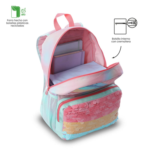 Mochila Escolar - Rainbow Star