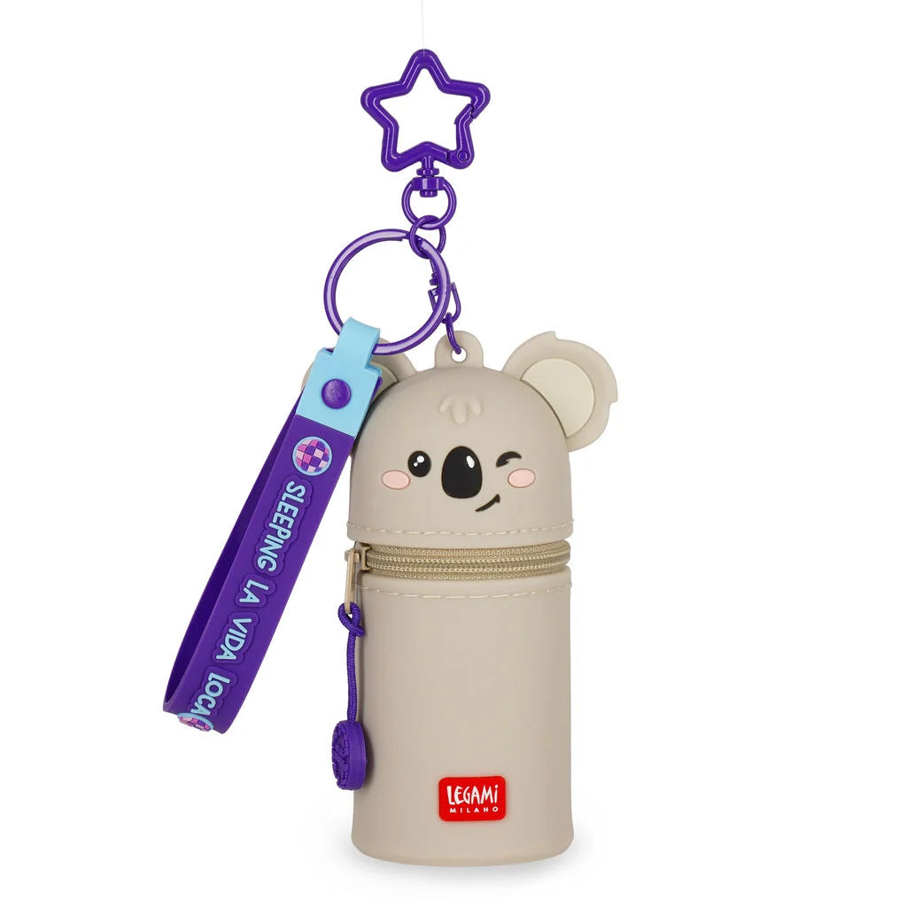 Porta-moedas de Koala com argola para chaves - Mini Kawaii