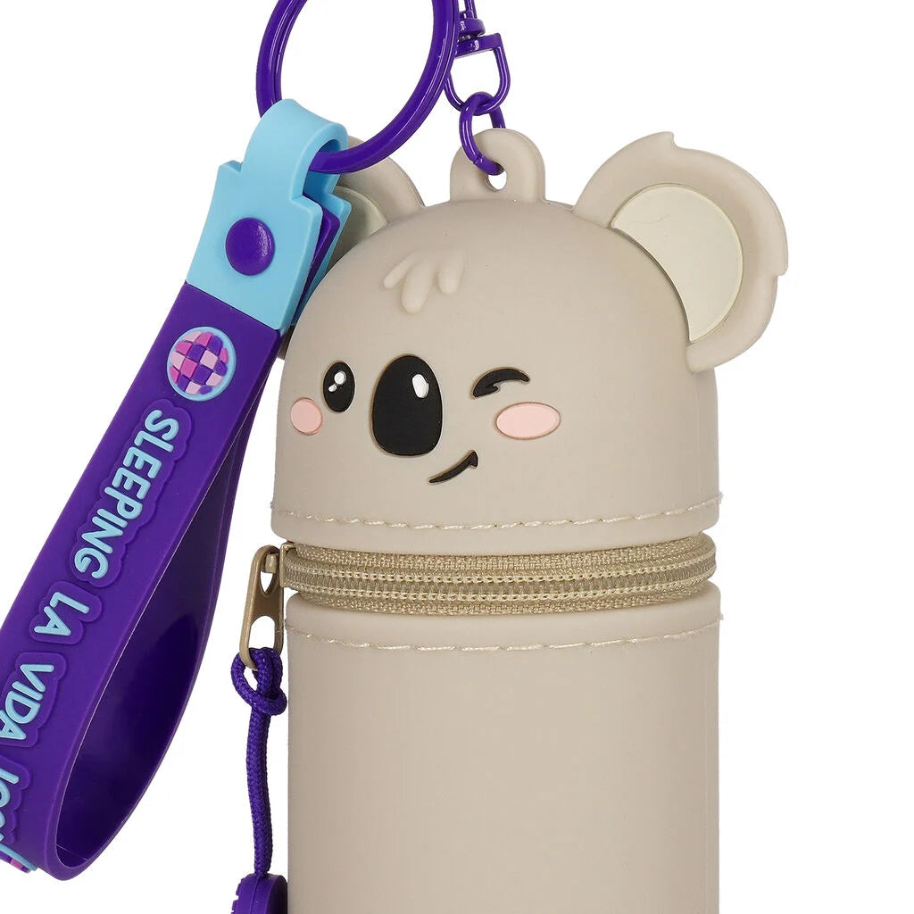 Porta-moedas de Koala com argola para chaves - Mini Kawaii