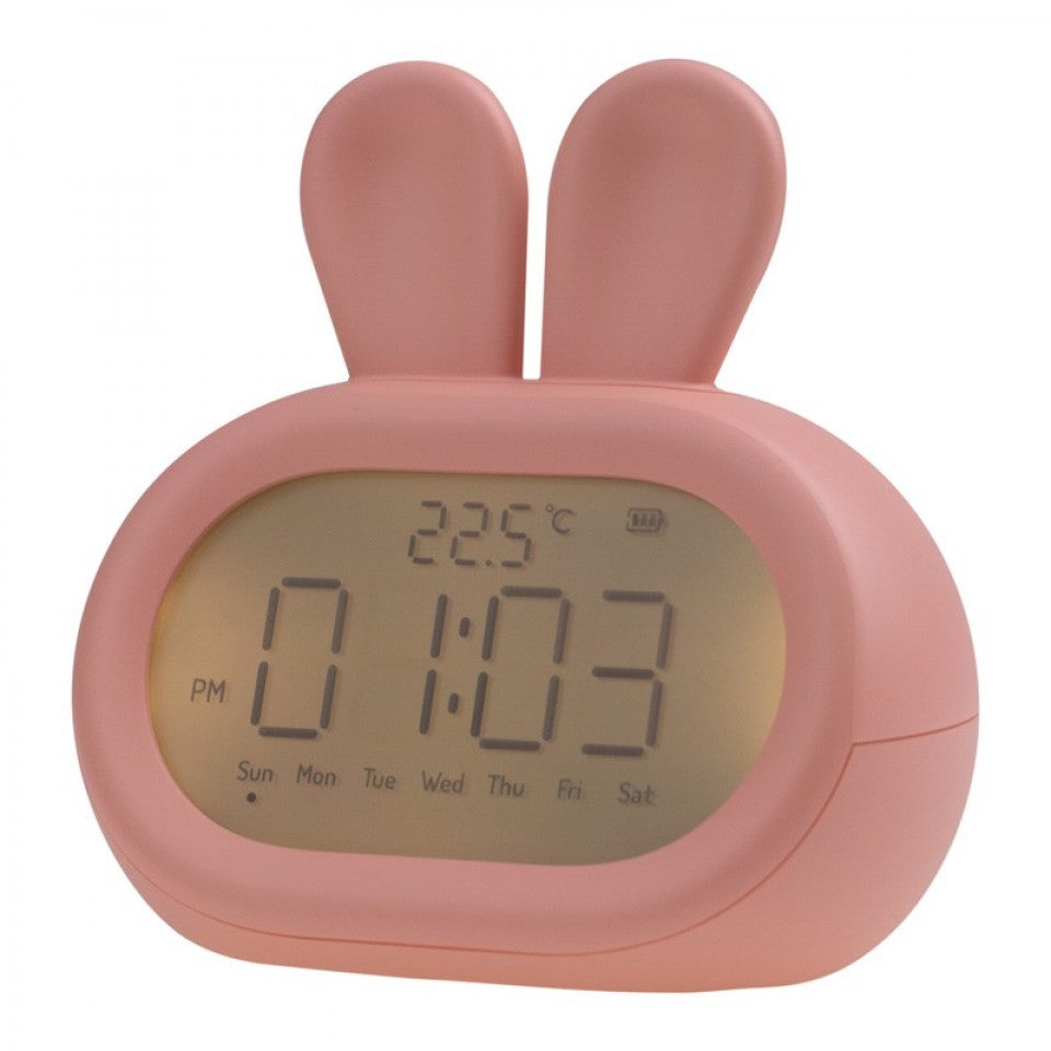Despertador Coelho Rosa