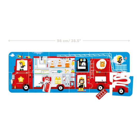 Make-a-Match Puzzle Fire Truck