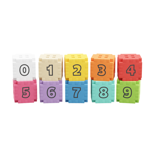 Cubos de Matemática 60pcs - Mini Waffle City