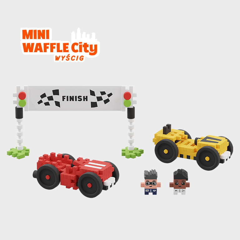 Pista de Corridas 80pcs - Mini Waffle City