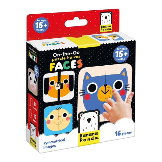 On The Go Puzzle Halves Faces