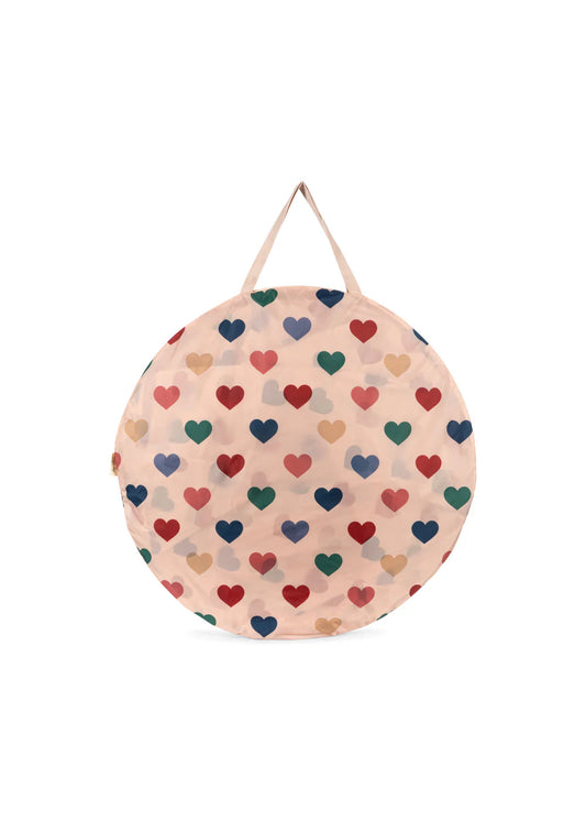 BEACH TENT POP UP ANTI UV 50+  bon coeur coloré