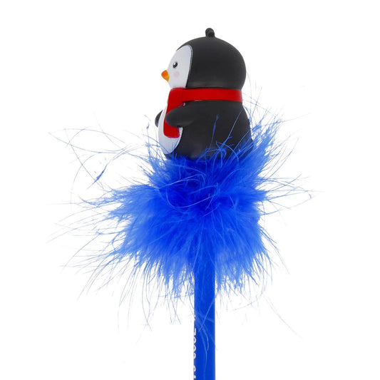 Caneta Esferográfica com luz - Pinguim