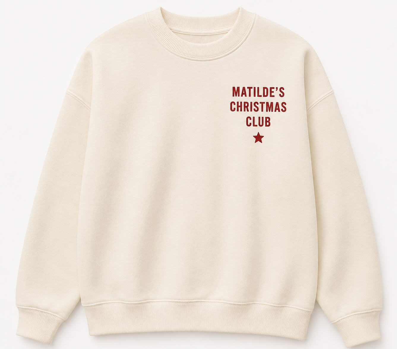 Sweatshirt Christmas Social Club - Personalizada